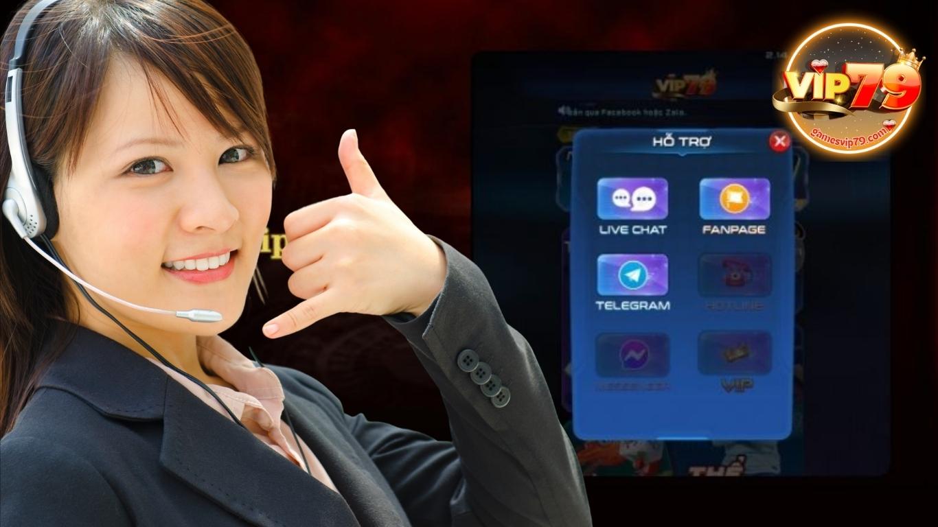 Những kênh liên hệ chăm sóc khách hàng Vip79 Những kênh liên hệ chăm sóc khách hàng Vip79