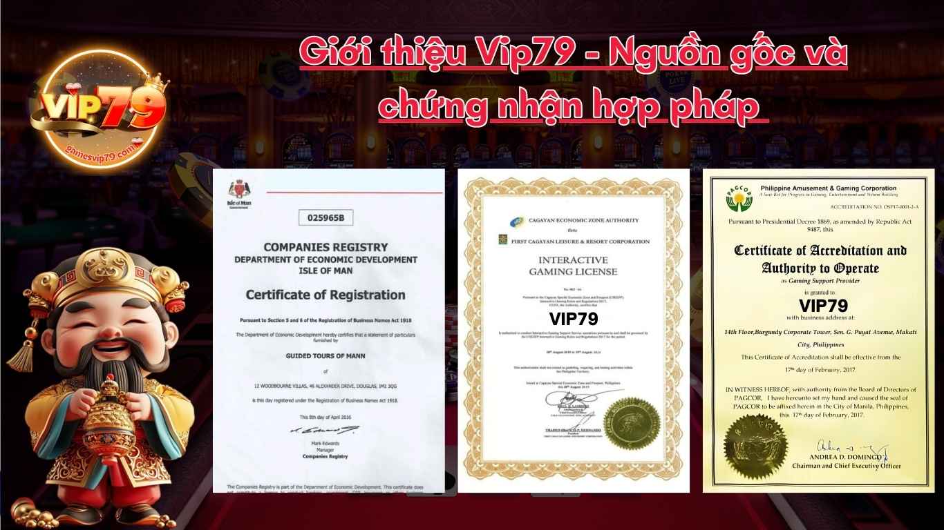 Giới thiệu Vip79 - chứng nhận hợp pháp Giới thiệu Vip79 - chứng nhận hợp pháp