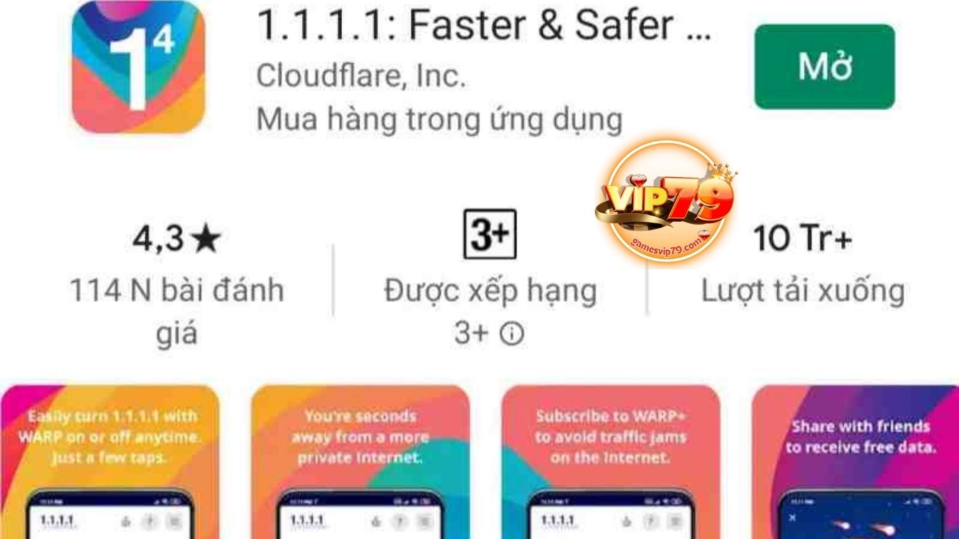 Lợi ích khi tải 1.1.1.1 chơi game Vip79 là gì? Lợi ích khi tải 1.1.1.1 chơi game Vip79 là gì?